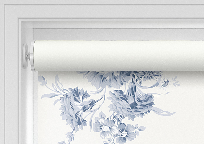 Shabby Chic by Rachel Ashwell Sunbleached Floral (Blackout), China Blue - Twist&Fit Roller Blind - Image 9